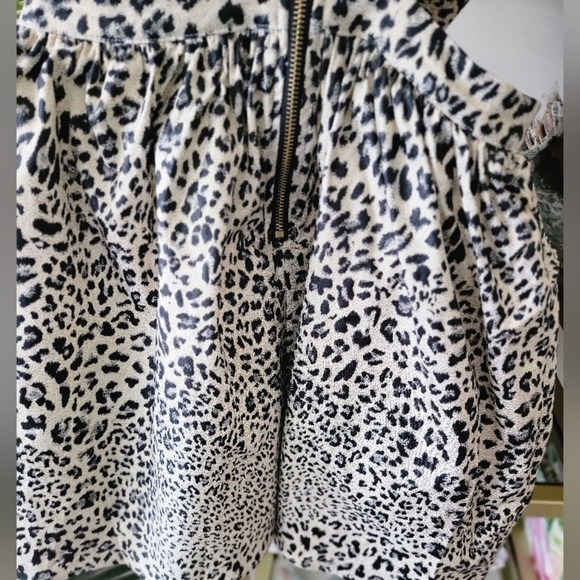 🐆 Animal Print Shimmer Cut Out Mini Dress - Women's Size Small 🐆 - Picture 8 of 11